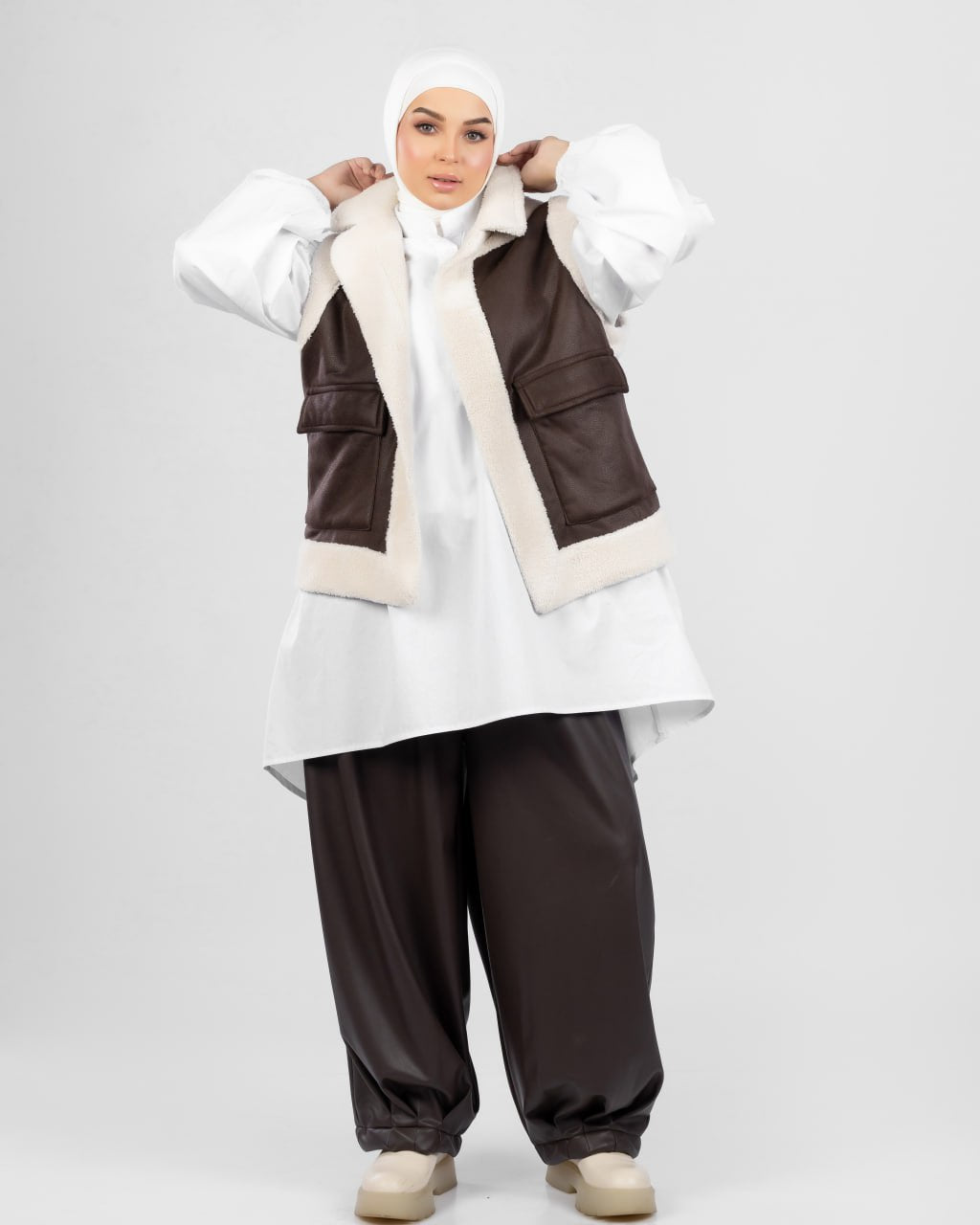 Fur vest- 37706