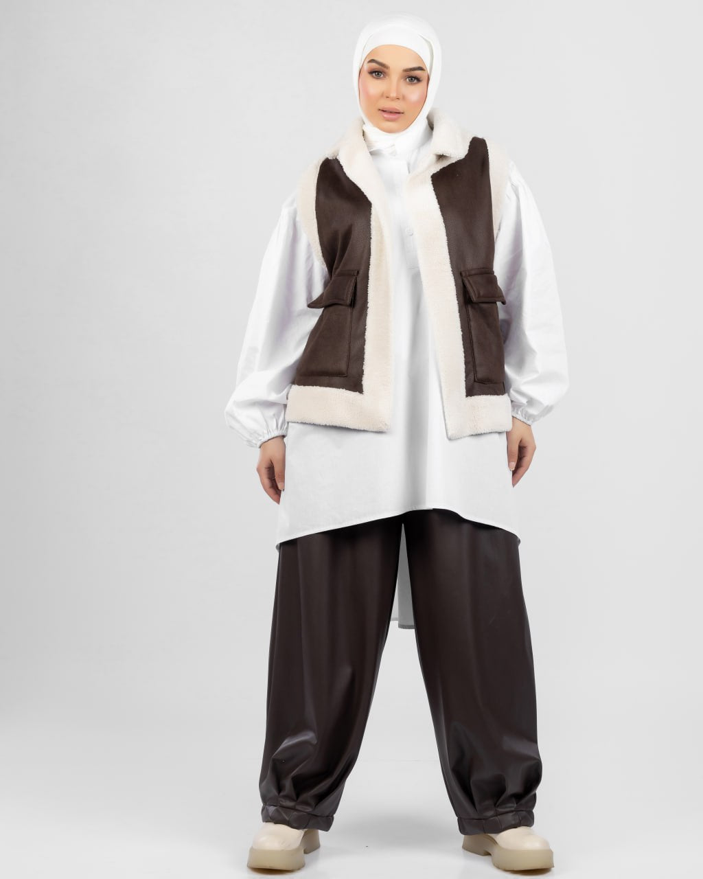 Fur vest- 37706