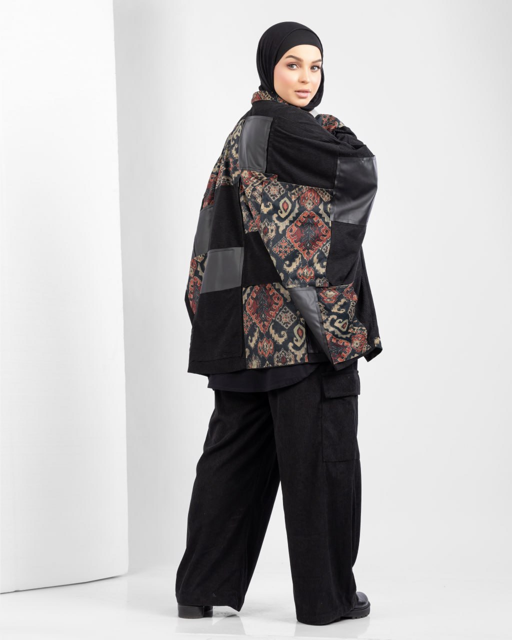 patch work suit- 37952