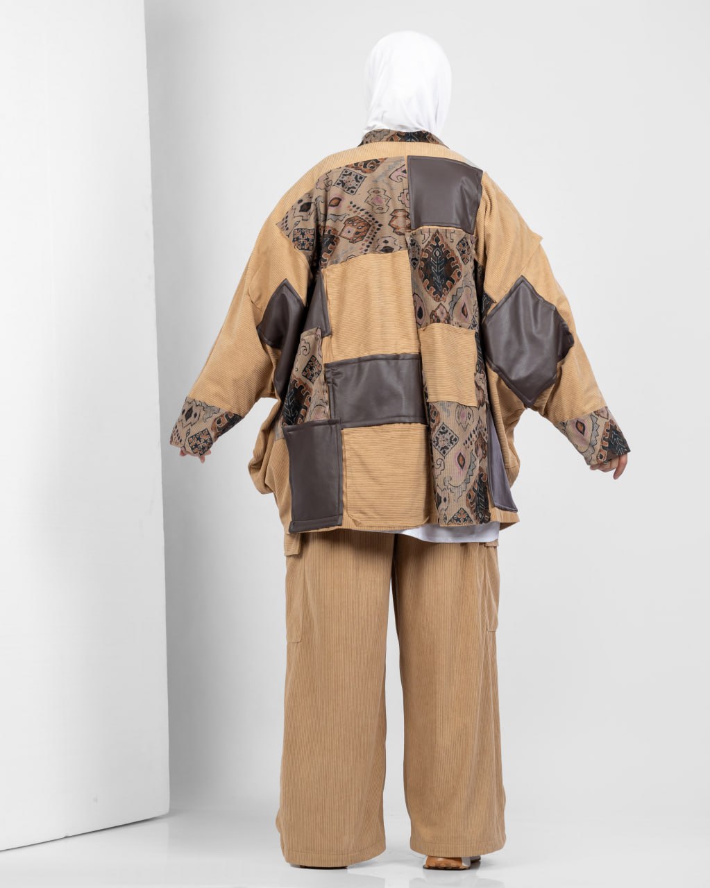 patch work suit- 37952