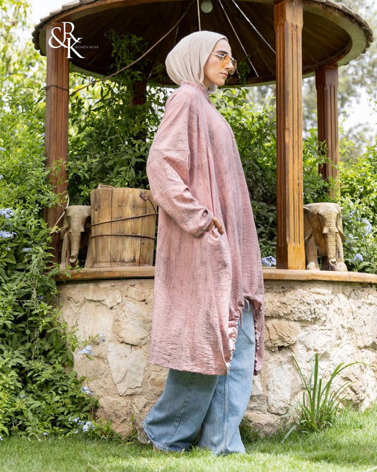 Poncho with tie 38523