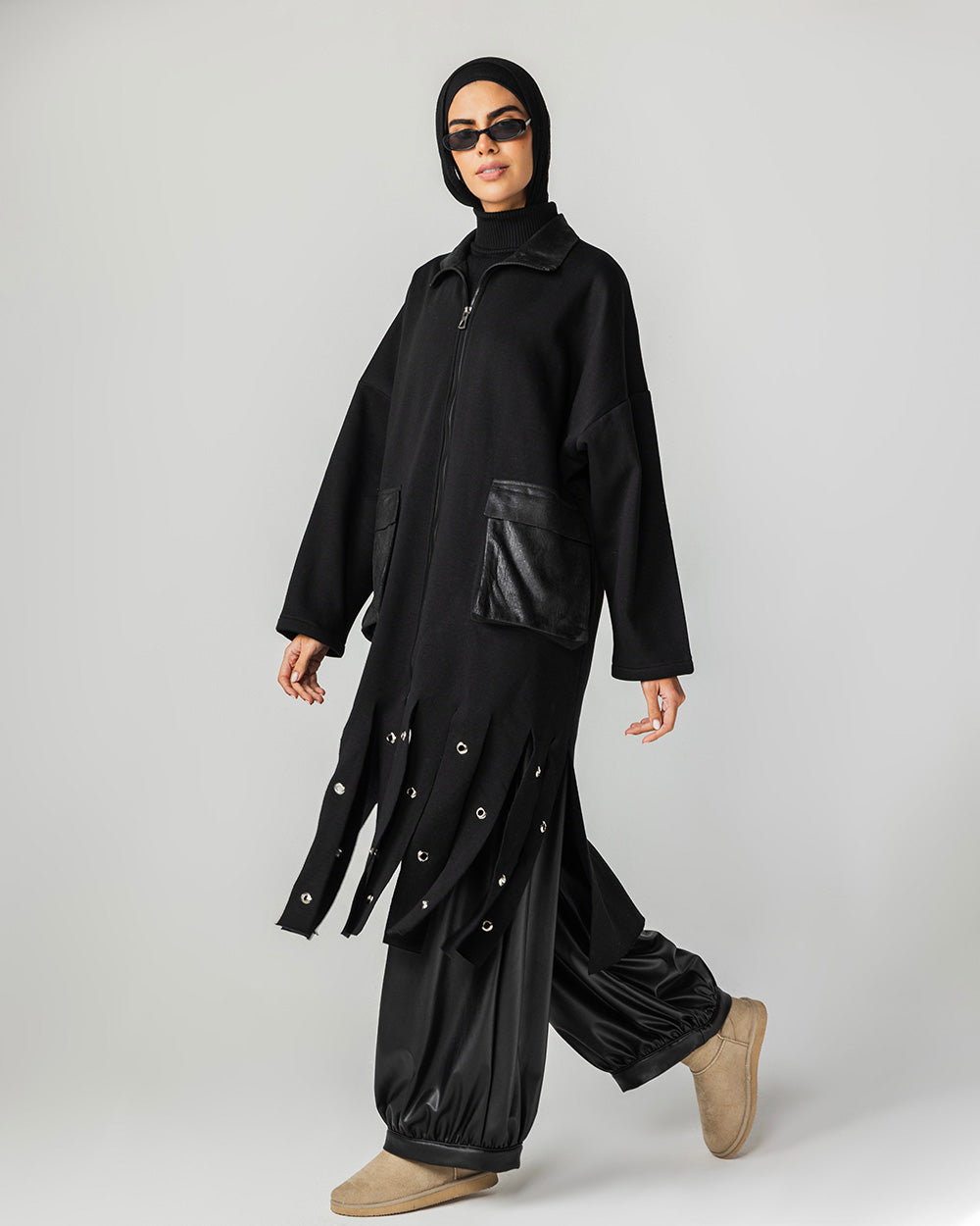 Fringe Long Jacket
